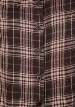 Adra Check Button Up Shirt