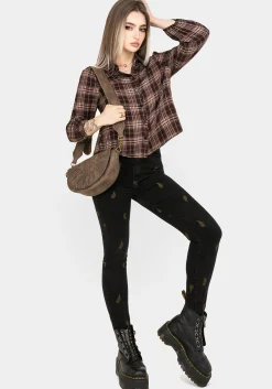 Adra Check Button Up Shirt