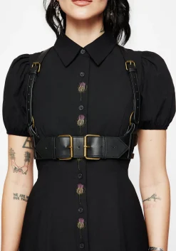 Agatha Cut Out Side Detail Harness