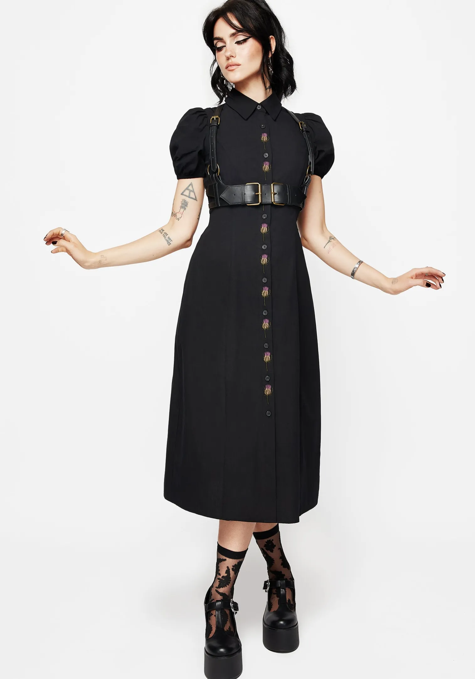 Agatha Cut Out Side Detail Harness