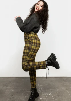 Albertine Skinny Check Trousers