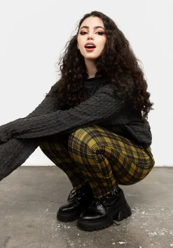 Albertine Skinny Check Trousers