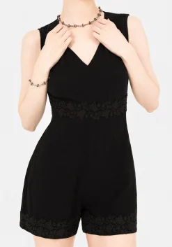 Alder Cotton Ivy Detail Playsuit