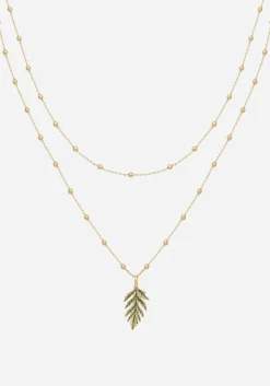 Alderwood Fern Double Layered Necklace