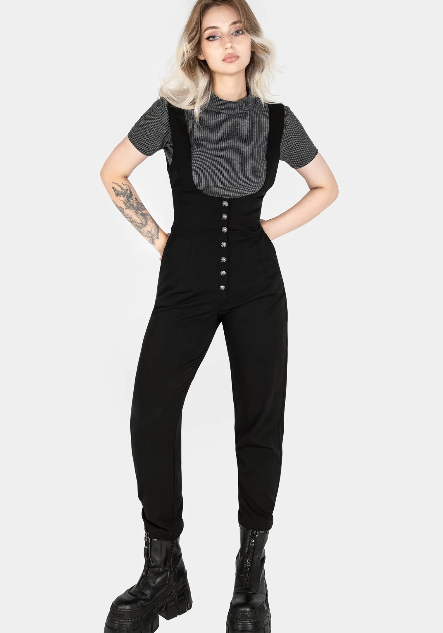 Alicia Tailored Suspender Jumpsuit