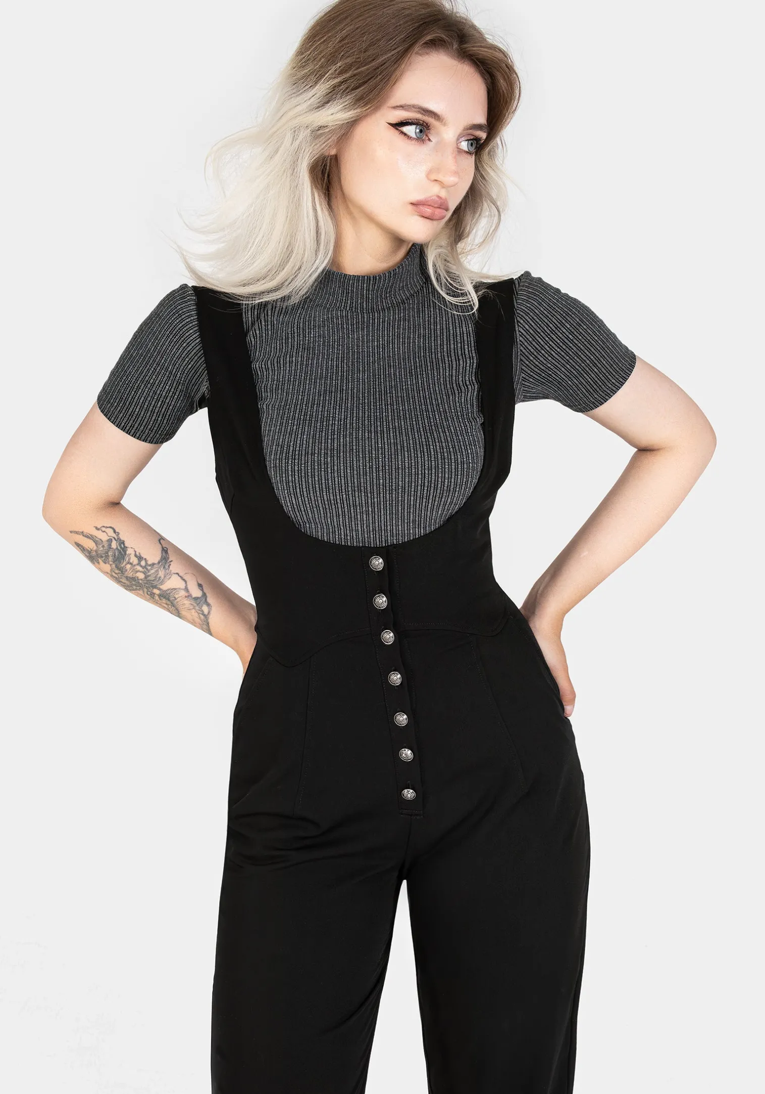 Alicia Tailored Suspender Jumpsuit