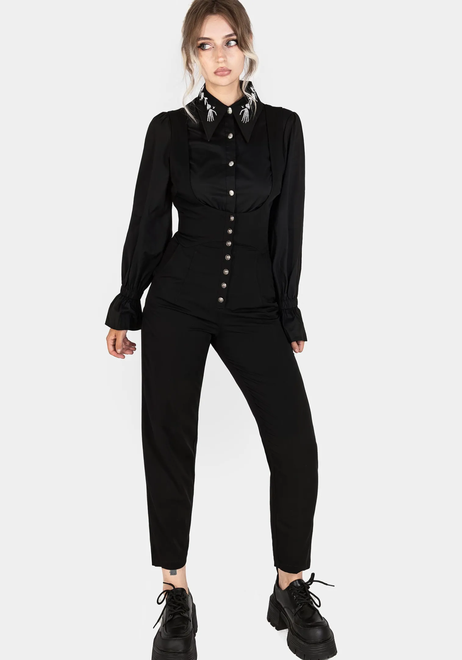 Alicia Tailored Suspender Jumpsuit
