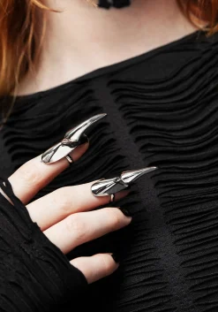 Alma Adjustable Nail Ring Set
