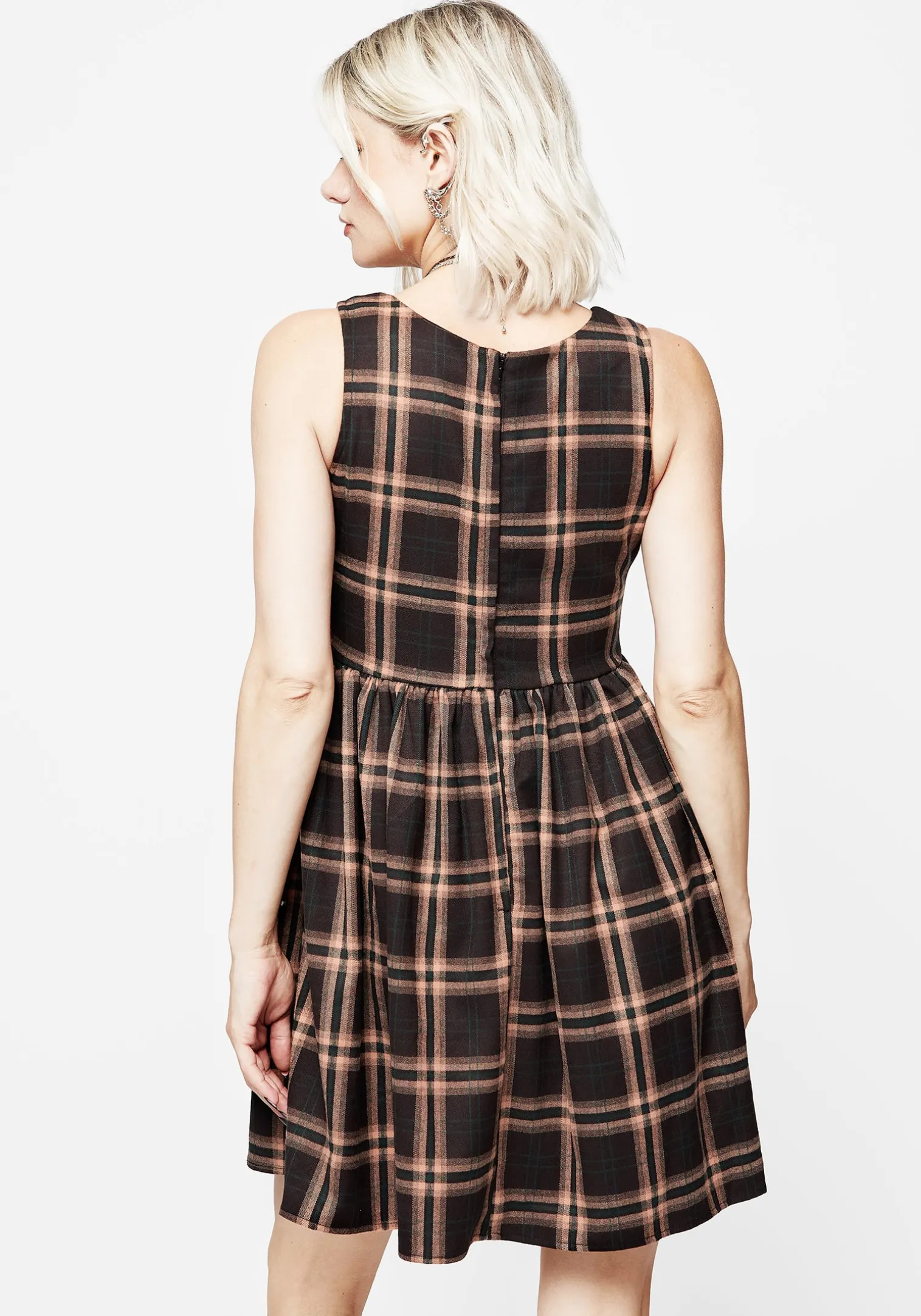Ambrose Check Mini Dress