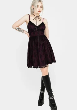 Anastasie Stretch Lace Mini Dress