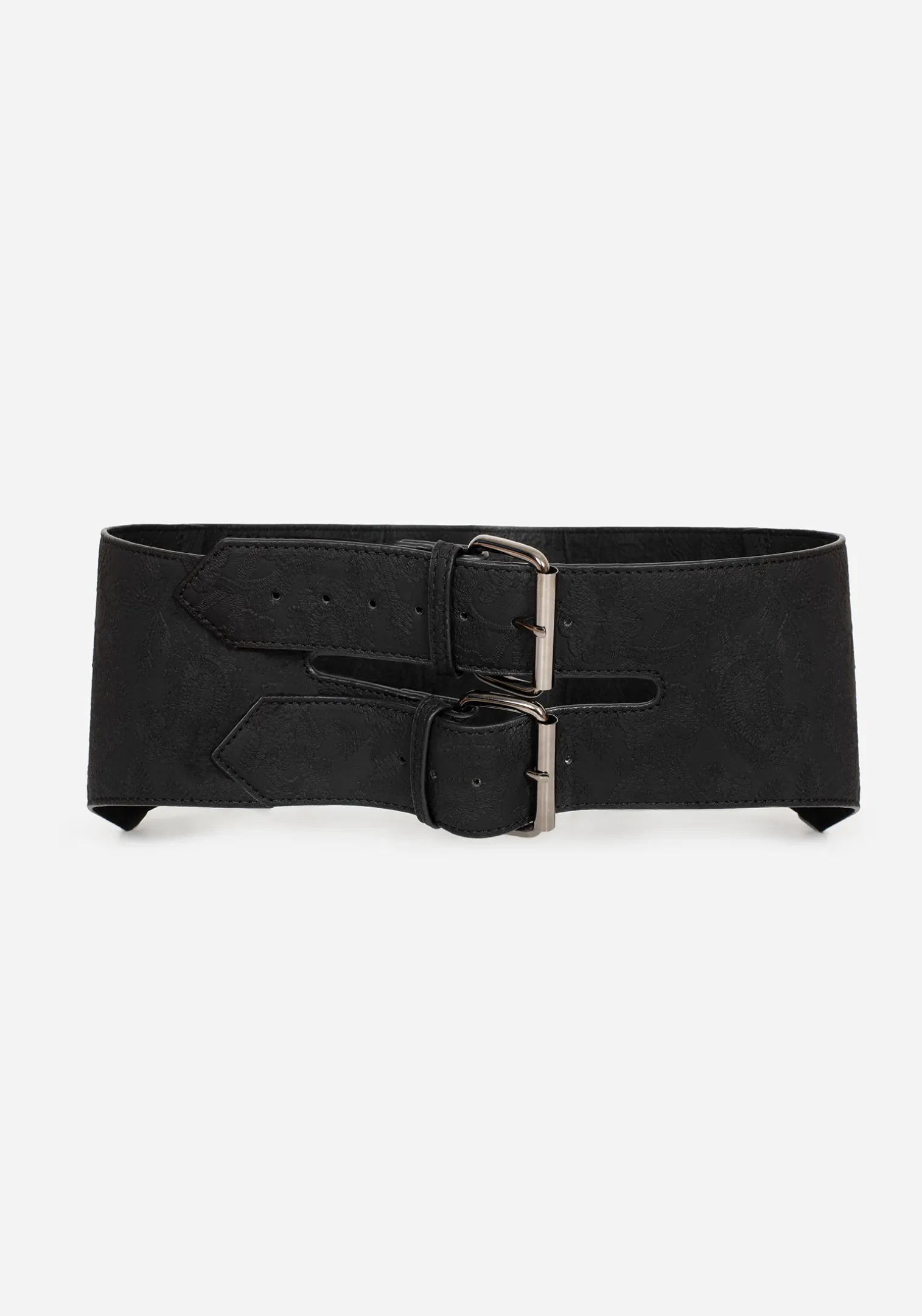 Apricity Paisley Debossed Waist Belt