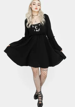 Aradia Embroidered Mini Dress