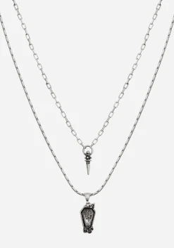 Arbor Coffin Pendant Necklace