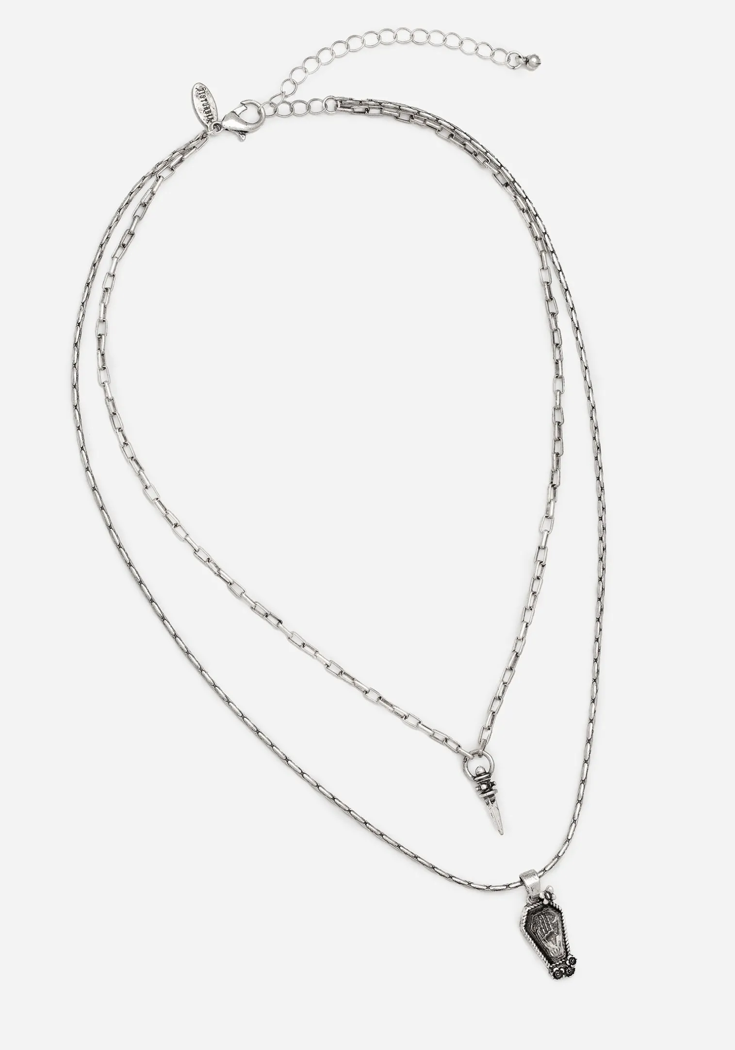 Arbor Coffin Pendant Necklace