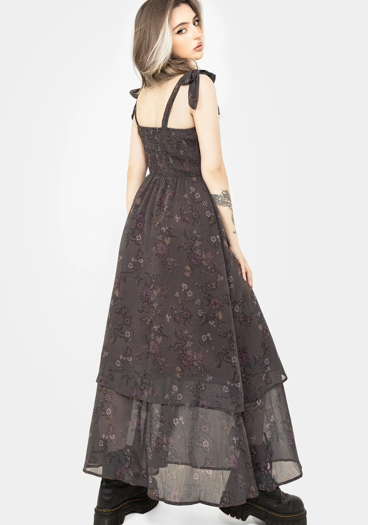 Arnora Cami Tiered Shirred Bodice Maxi Dress