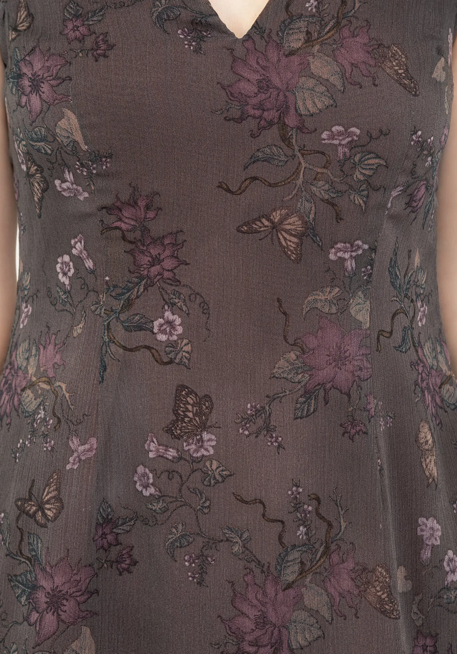 Arnora Chiffon Ruffle Detail Mini Dress
