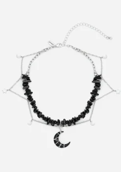 Asrai Moon Pendant Necklace