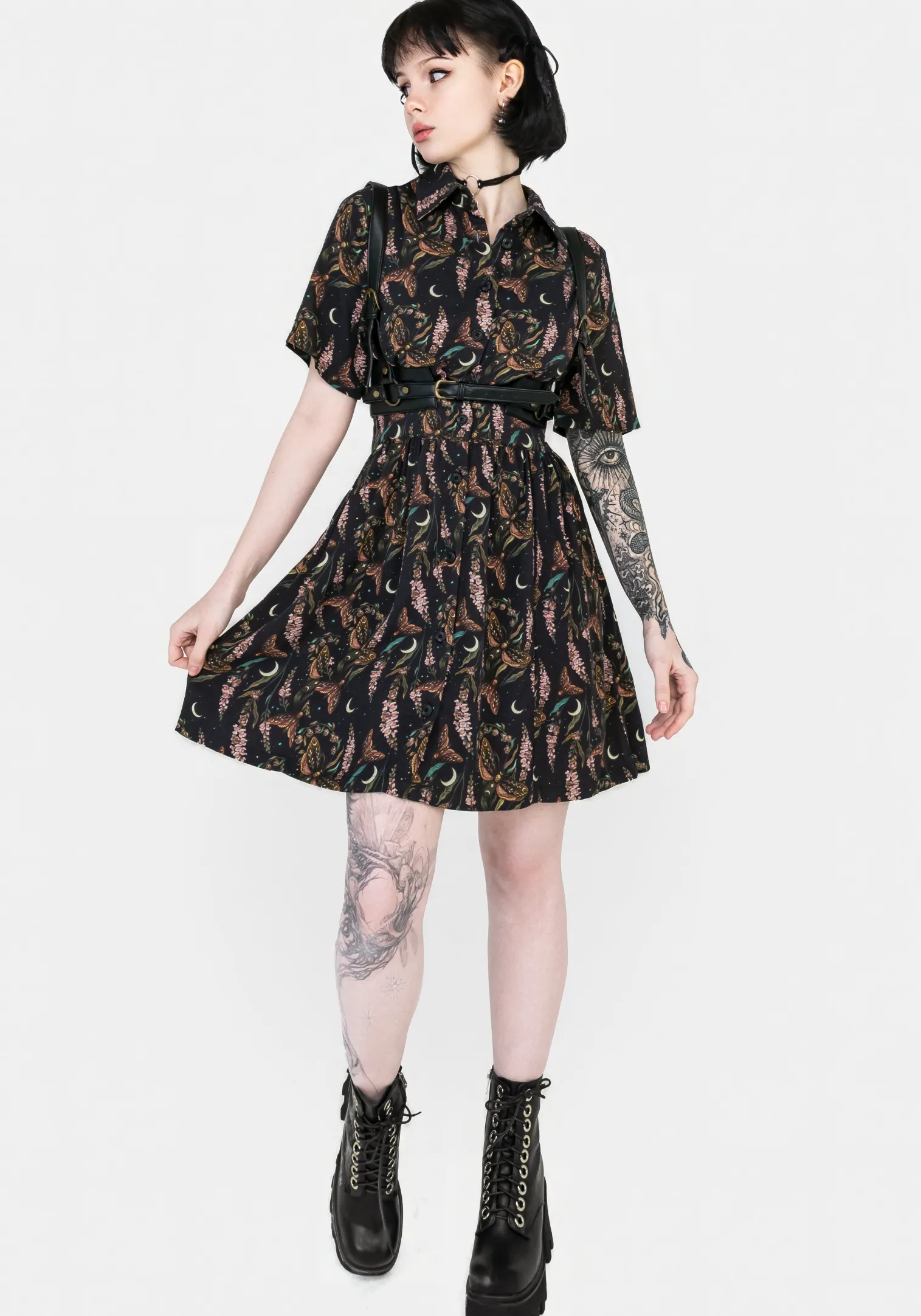 Atropos Mini Shirt Dress