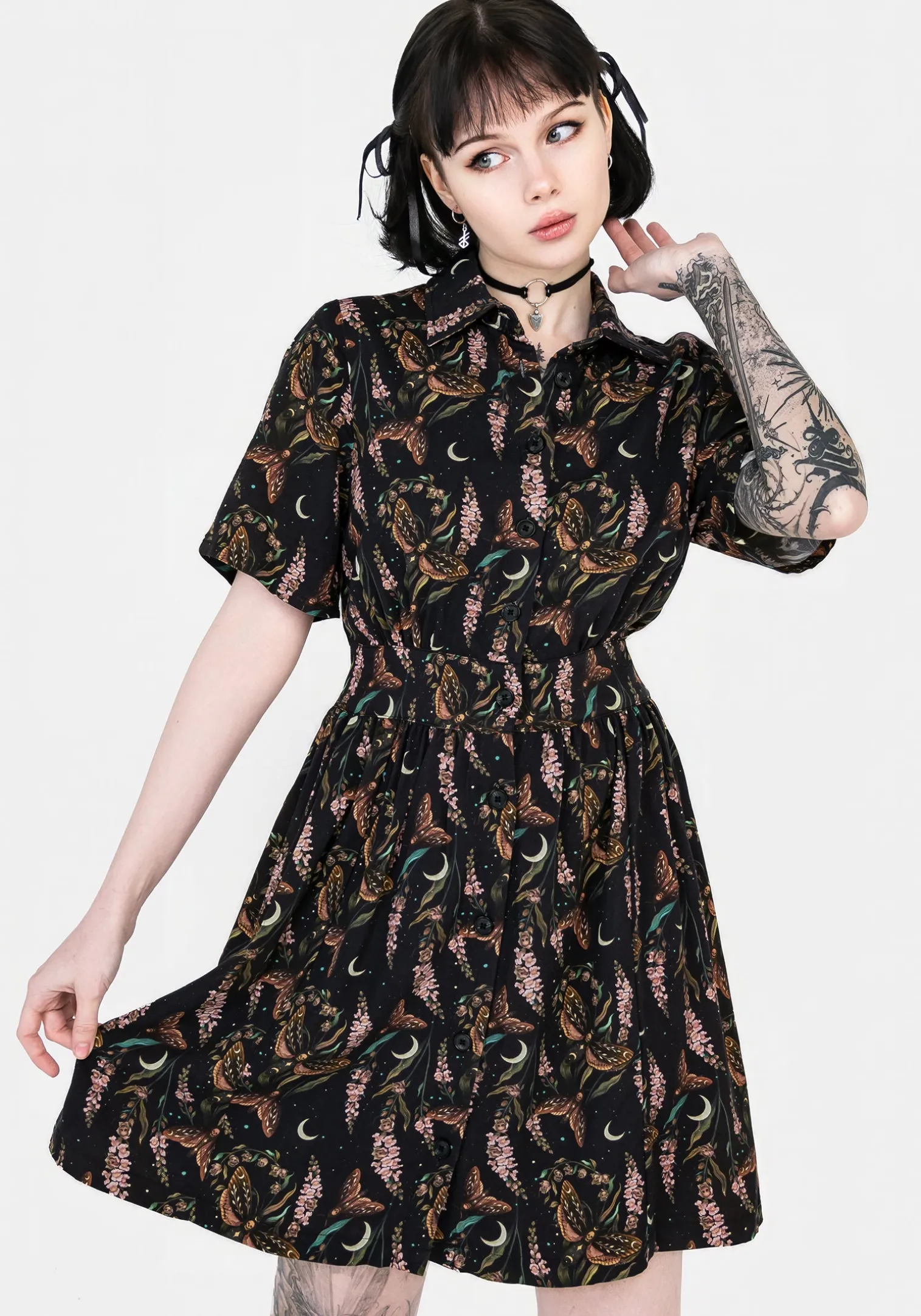 Atropos Mini Shirt Dress