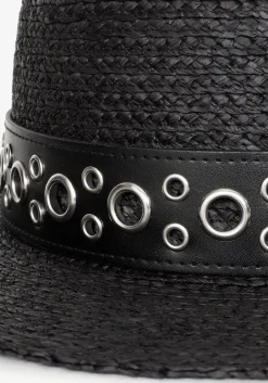 Banish Eyelet Belted Sun Hat