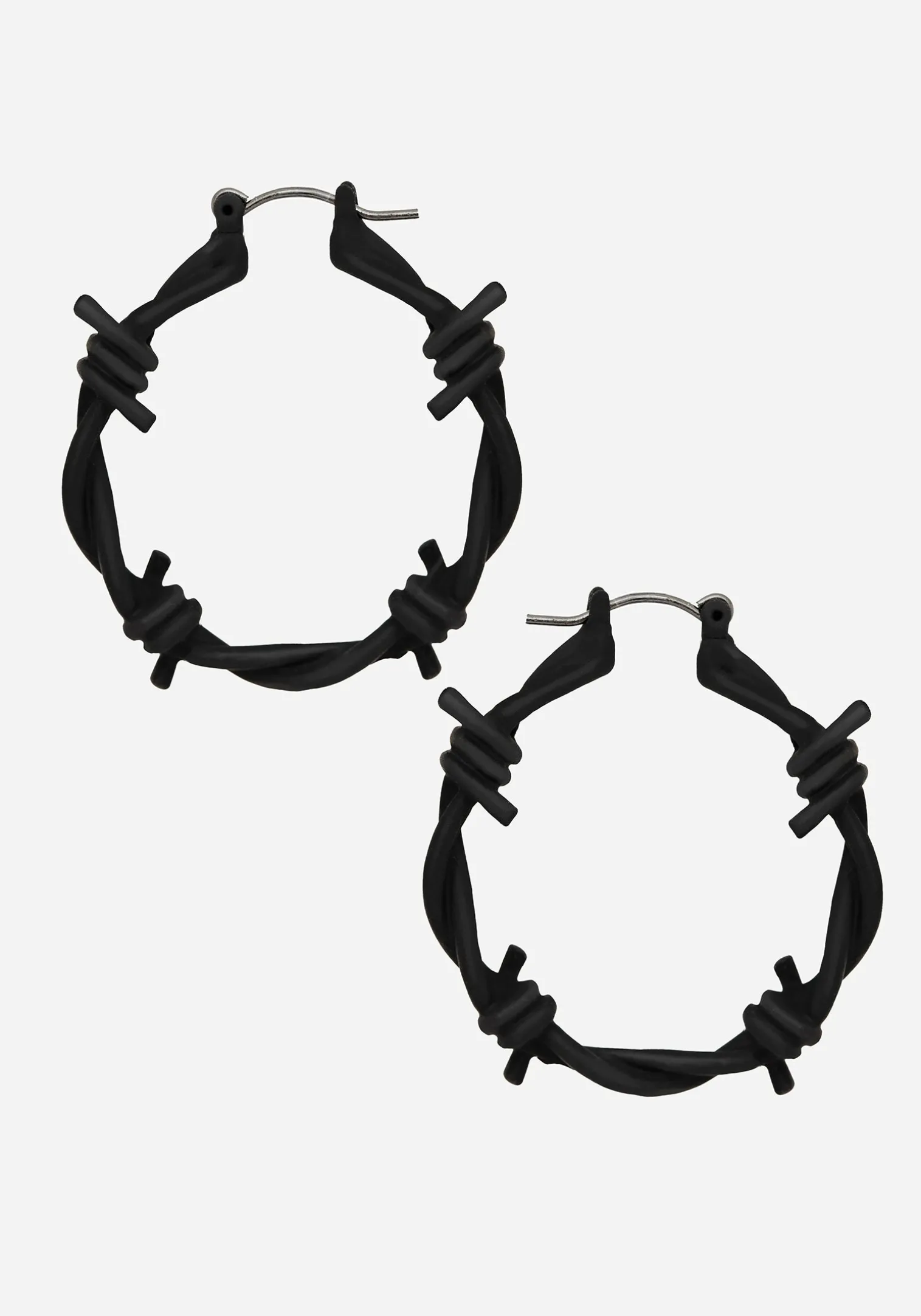 Barbed Hoop Earrings