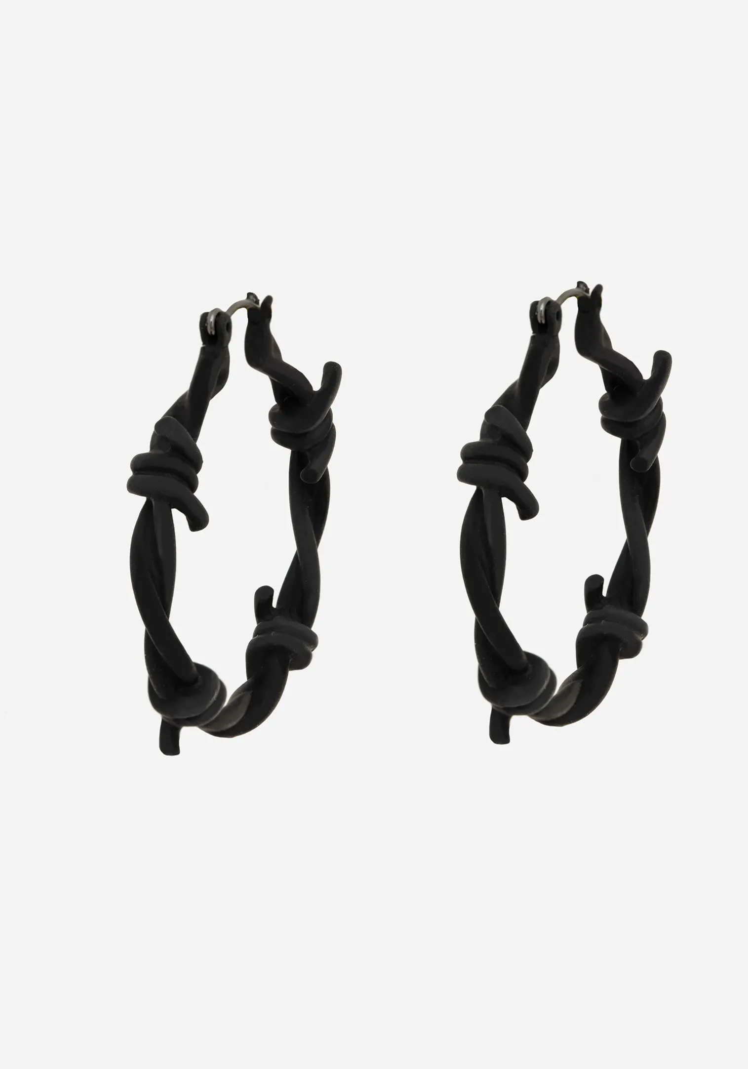 Barbed Hoop Earrings