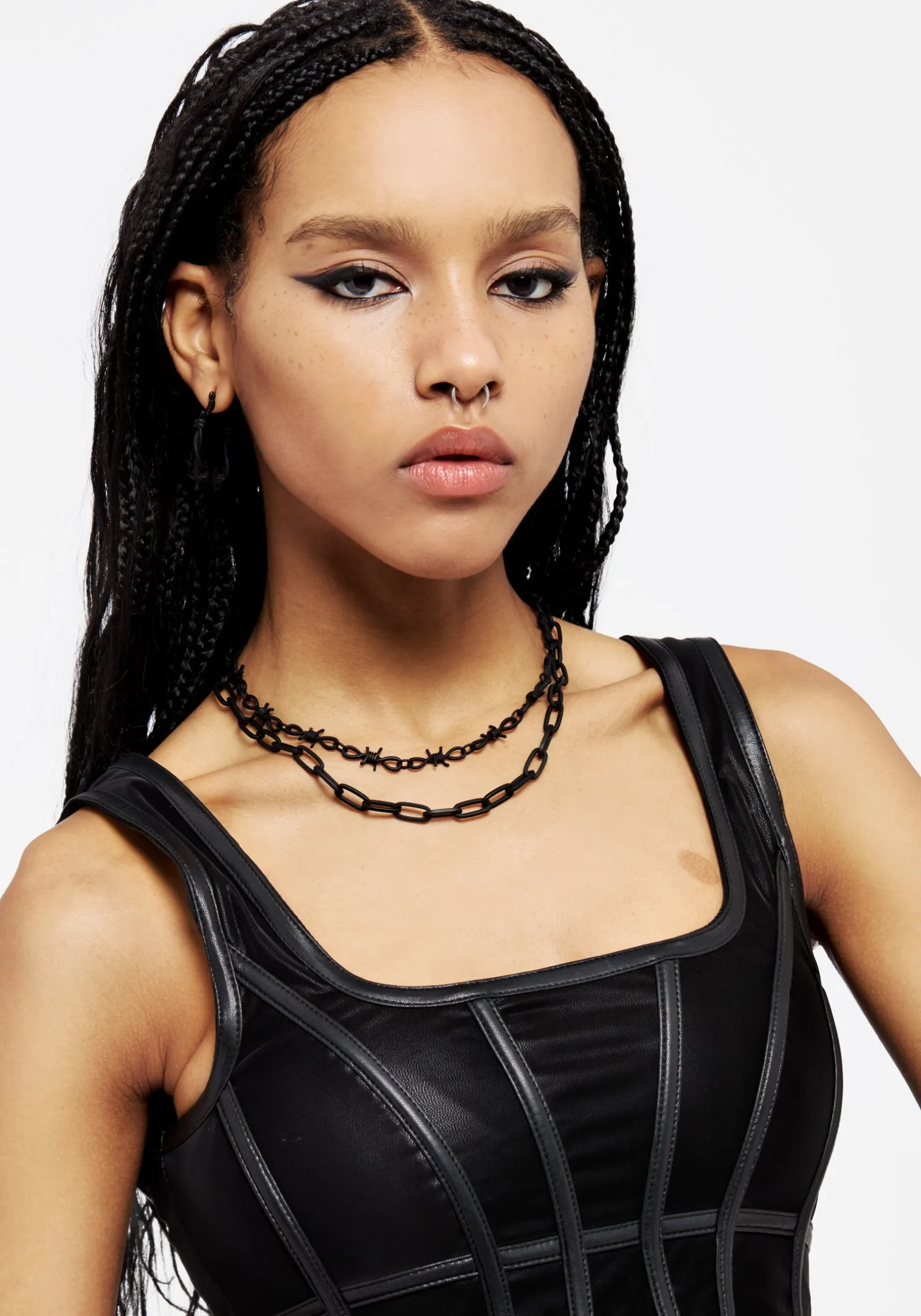 Barbed Layered Necklace