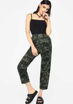 Bashe Soft Tapered Trousers - Green