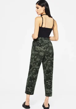 Bashe Soft Tapered Trousers - Green