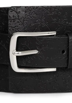 Bathory Floral Embossed Waist Belt