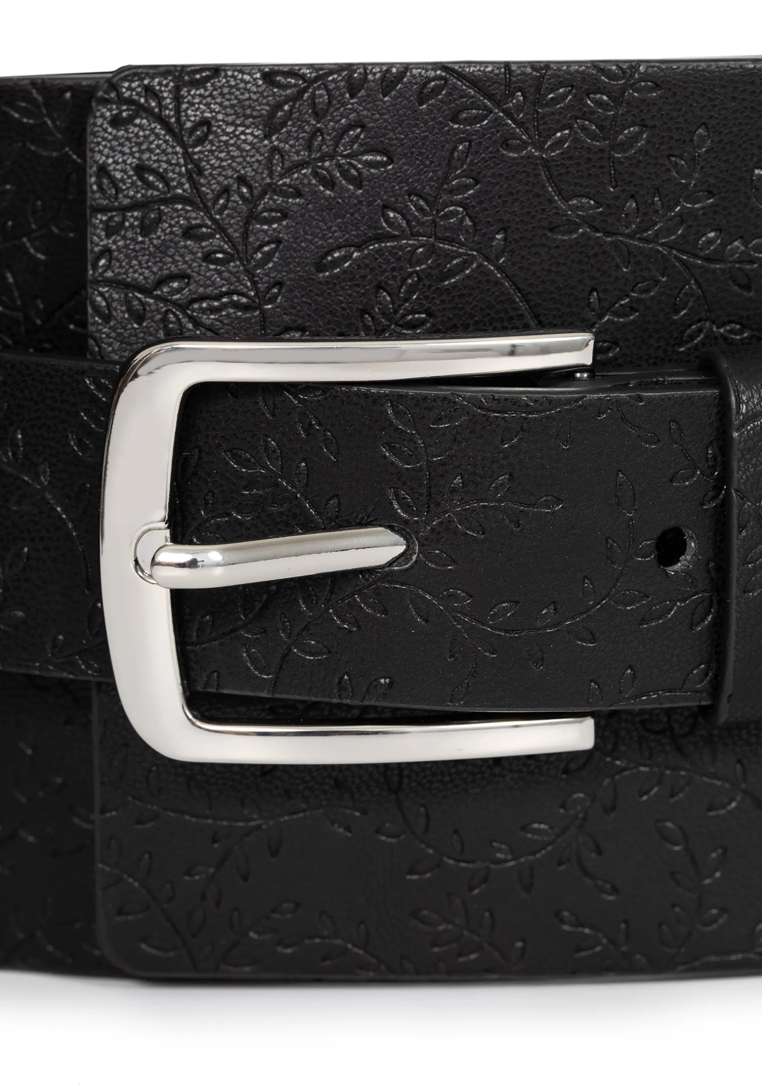 Bathory Floral Embossed Waist Belt