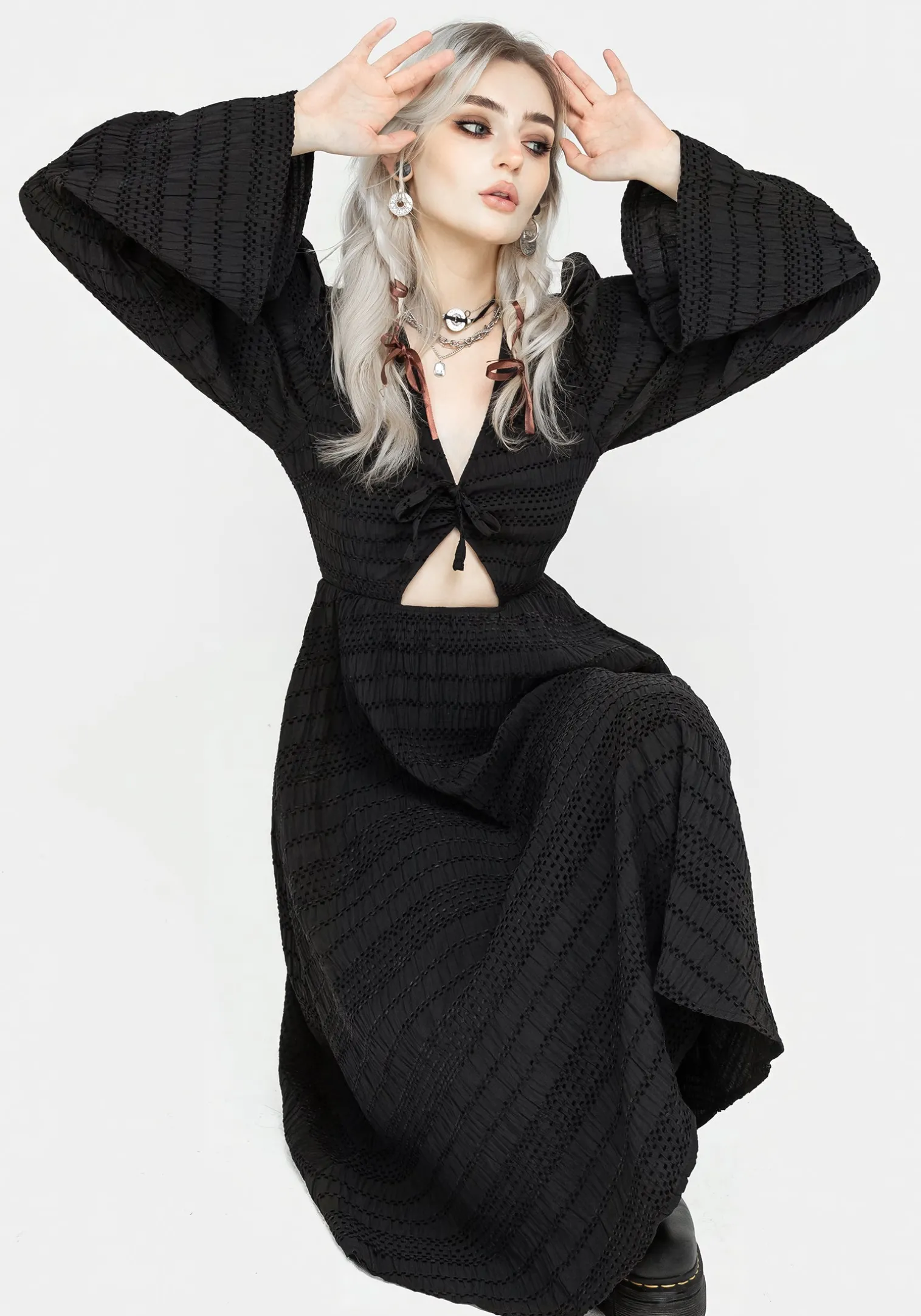Bathsheba Cutout Midi Dress