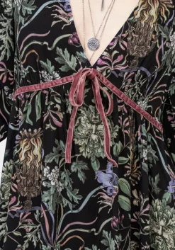 Beltane Flute Sleeve Mini Dress