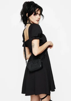 Betrayal Zip Up Mini Dress