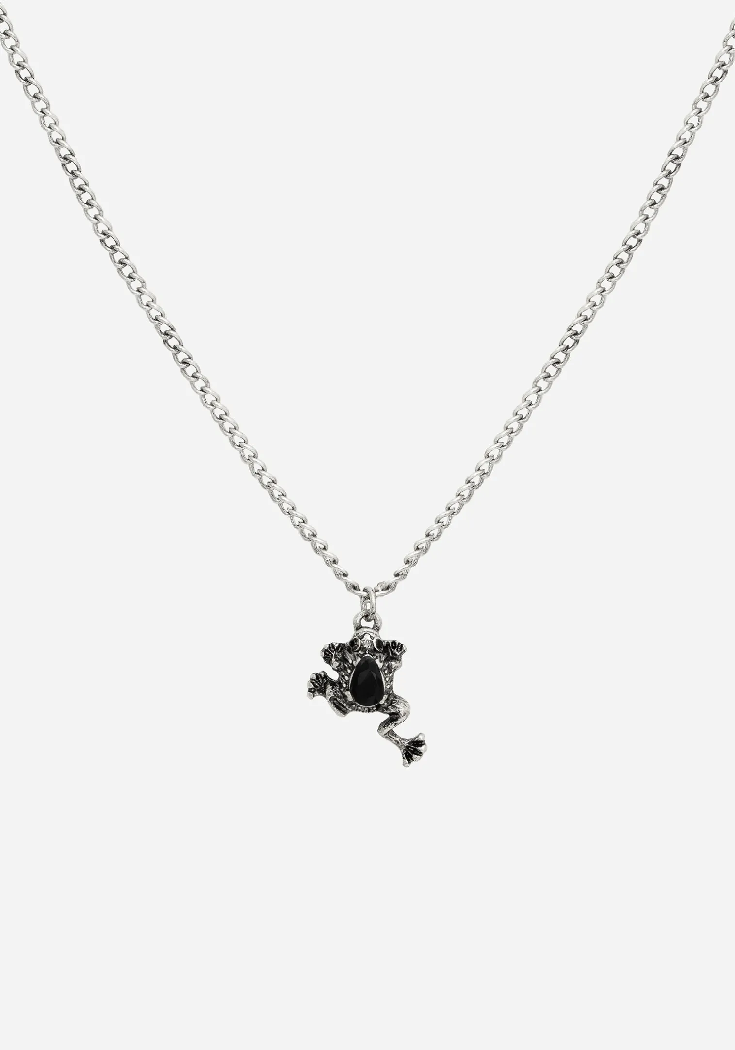 Bheki Frog Pendant Necklace