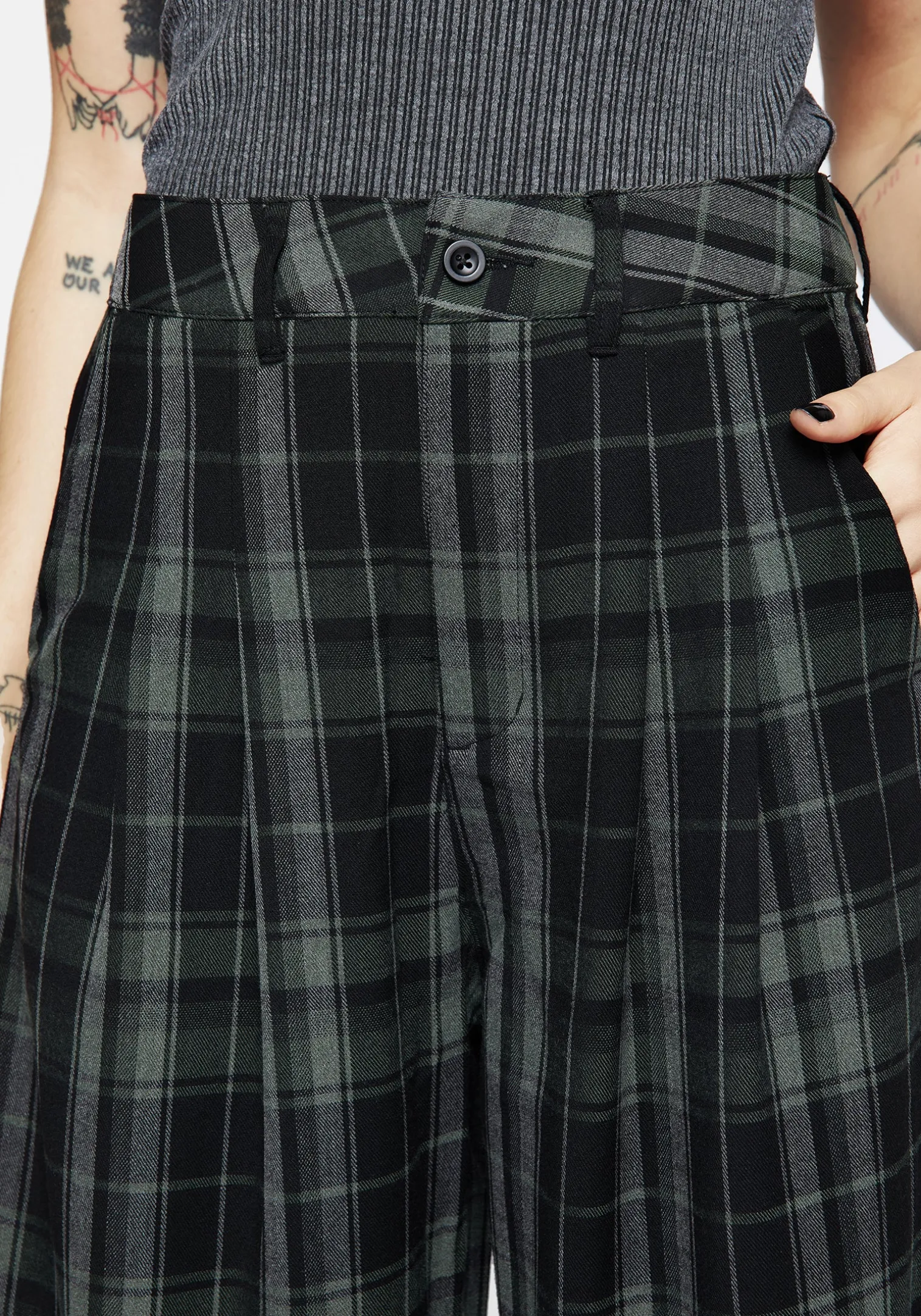 Bittersweet Check Pants