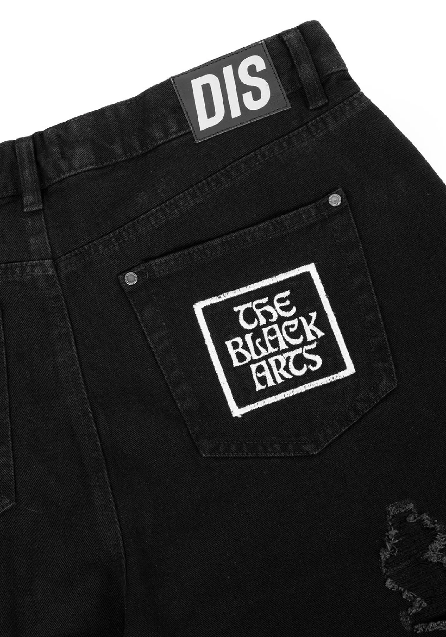 Black Arts Distressed Jeans