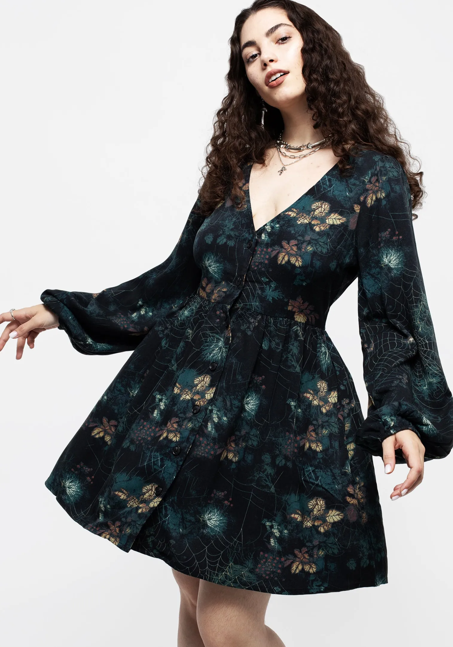 Blackthorn Button Up Mini Dress