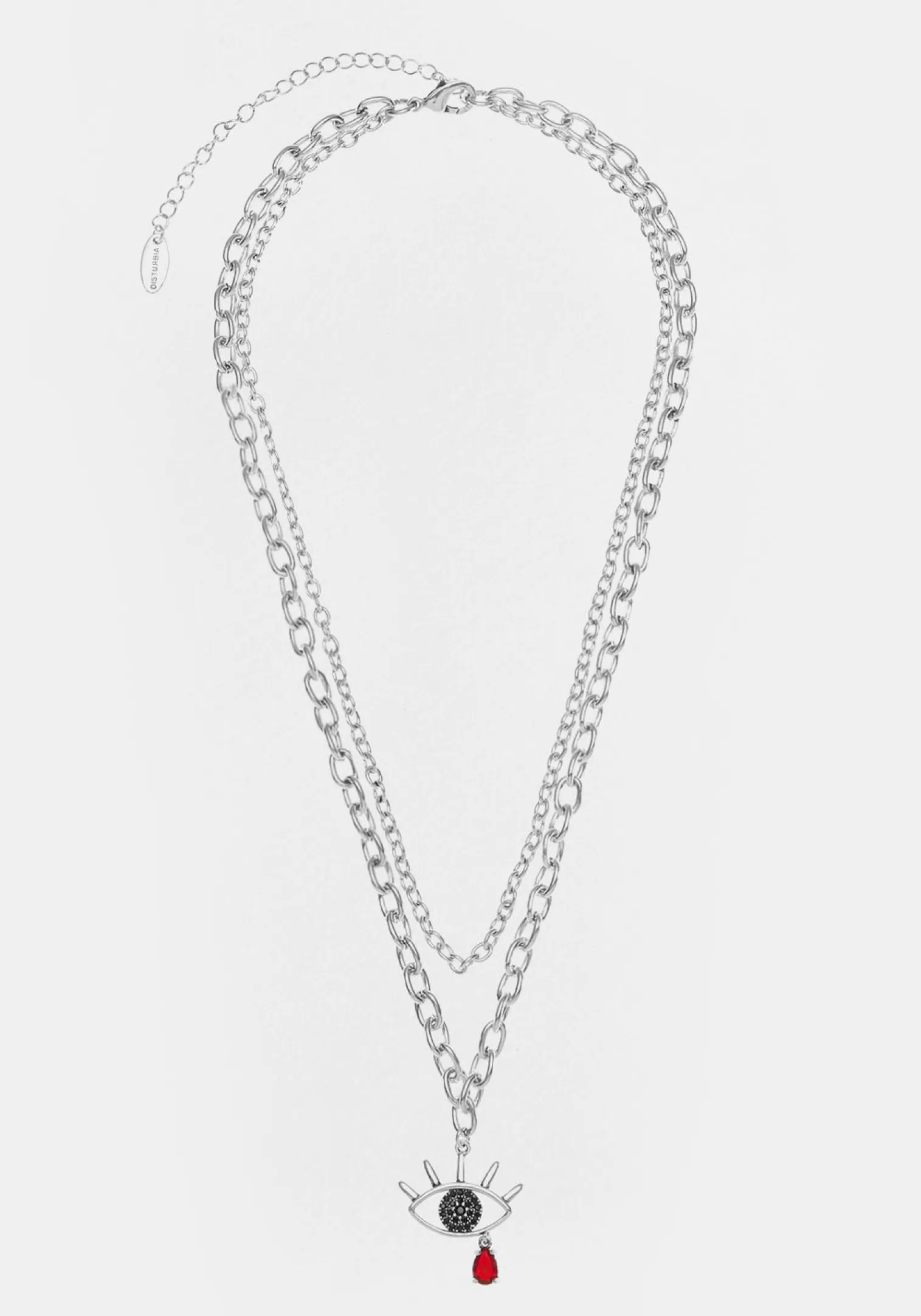 Bleeding Eye Cz Chain Choker