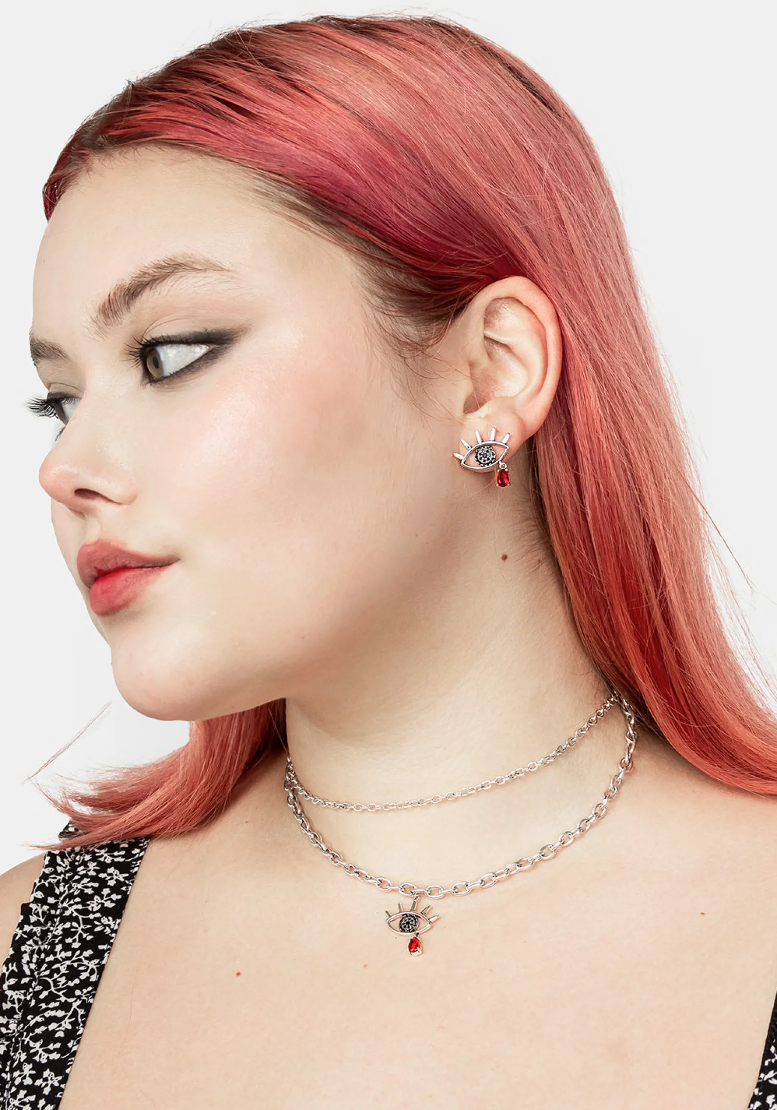 Bleeding Eye Cz Studs