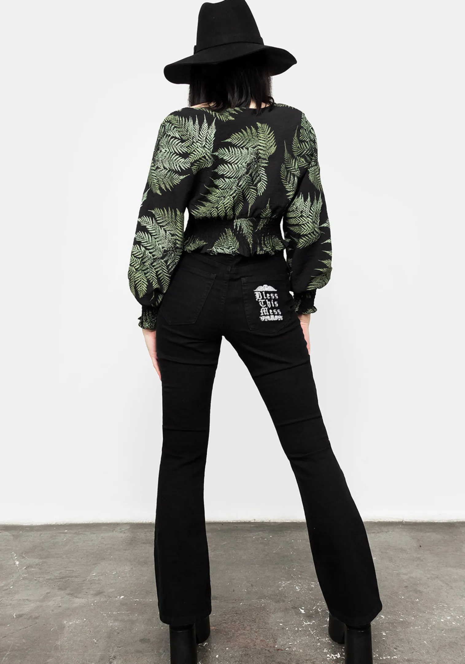 Bless This Mess Denim Flares