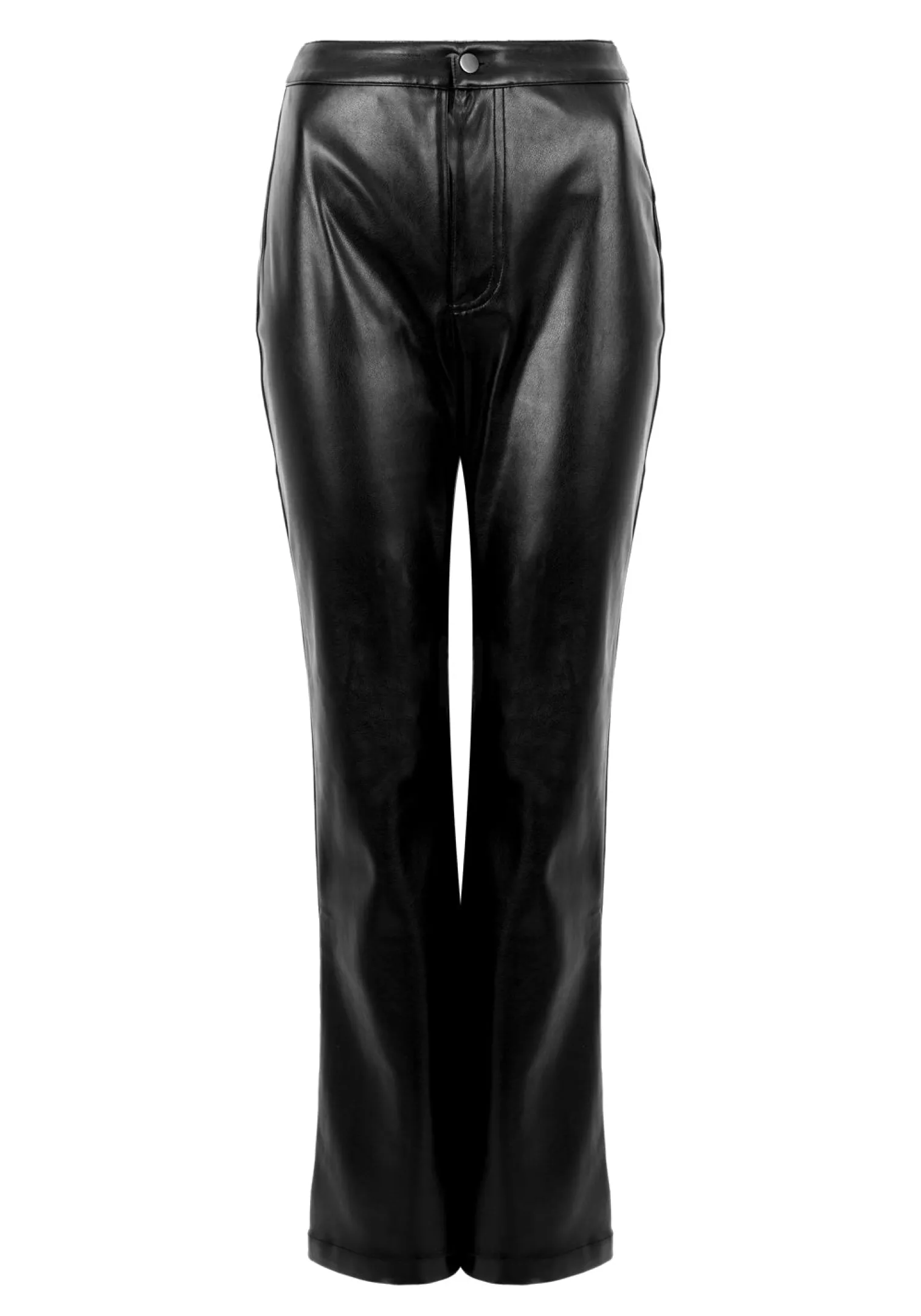 Bronte Leather Flared Trousers