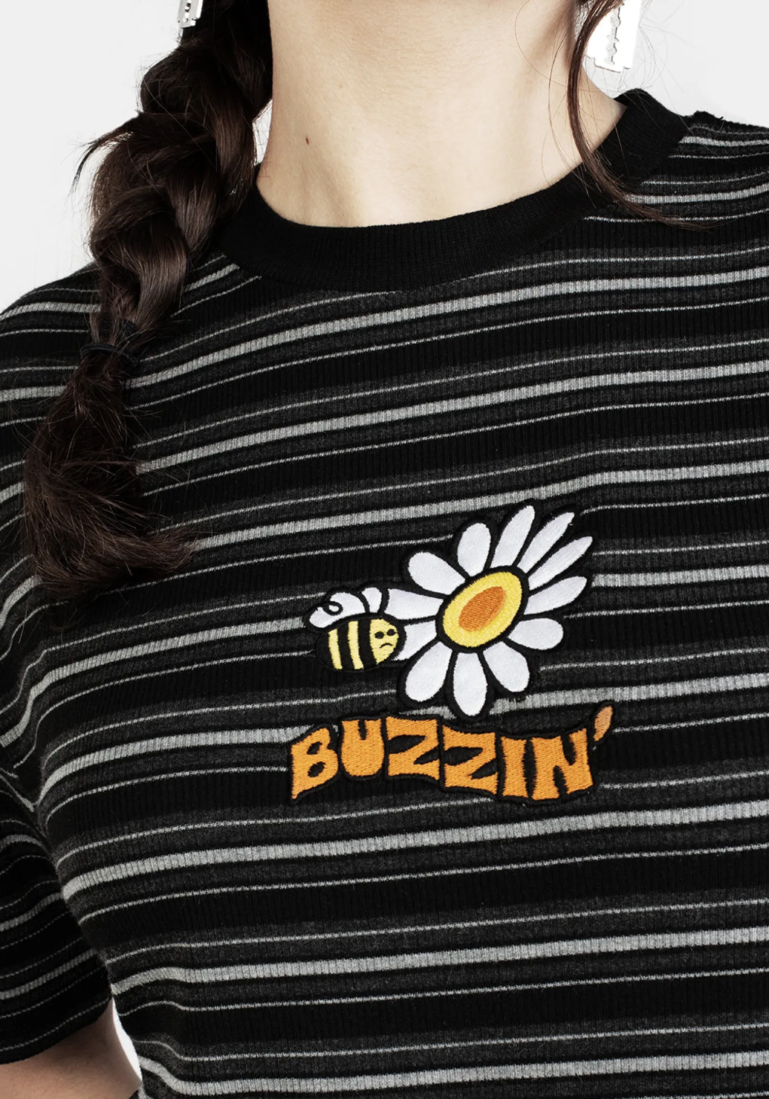 Buzzin Stripe Tee Dress