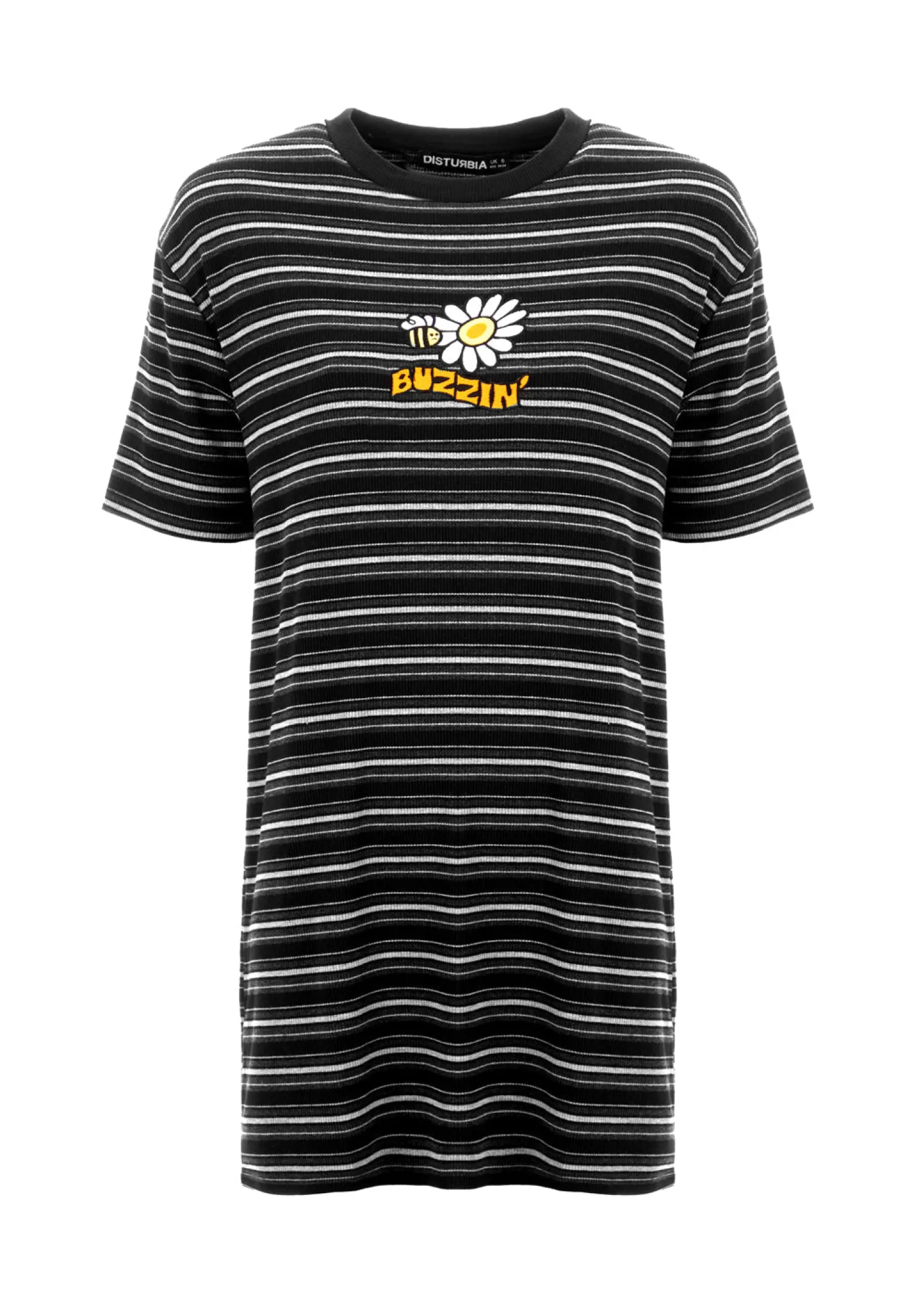 Buzzin Stripe Tee Dress