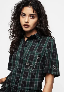 Cardio Check Cotton Button Up Shirt