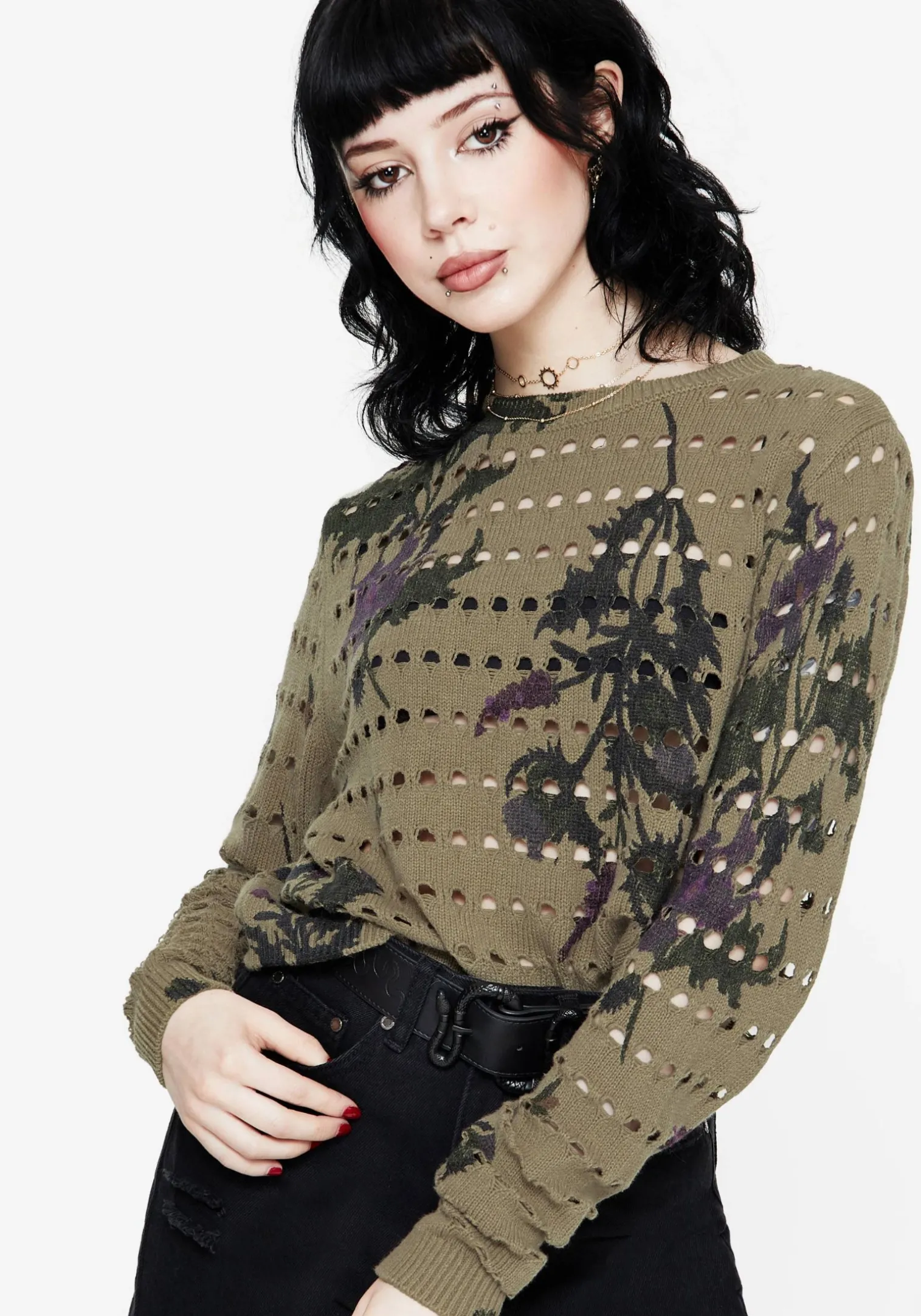 Cassandra Floral Knit Jumper