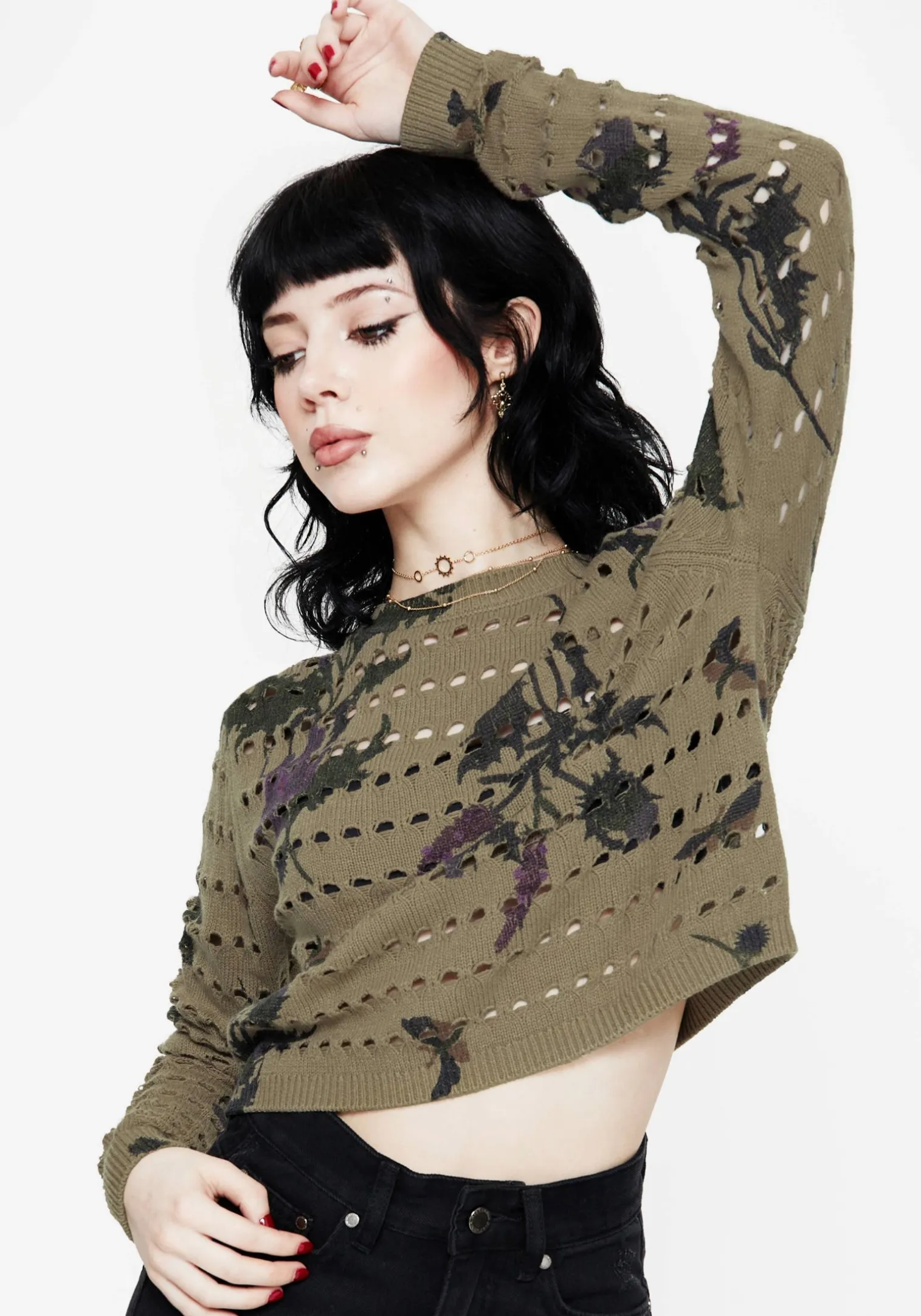 Cassandra Floral Knit Jumper