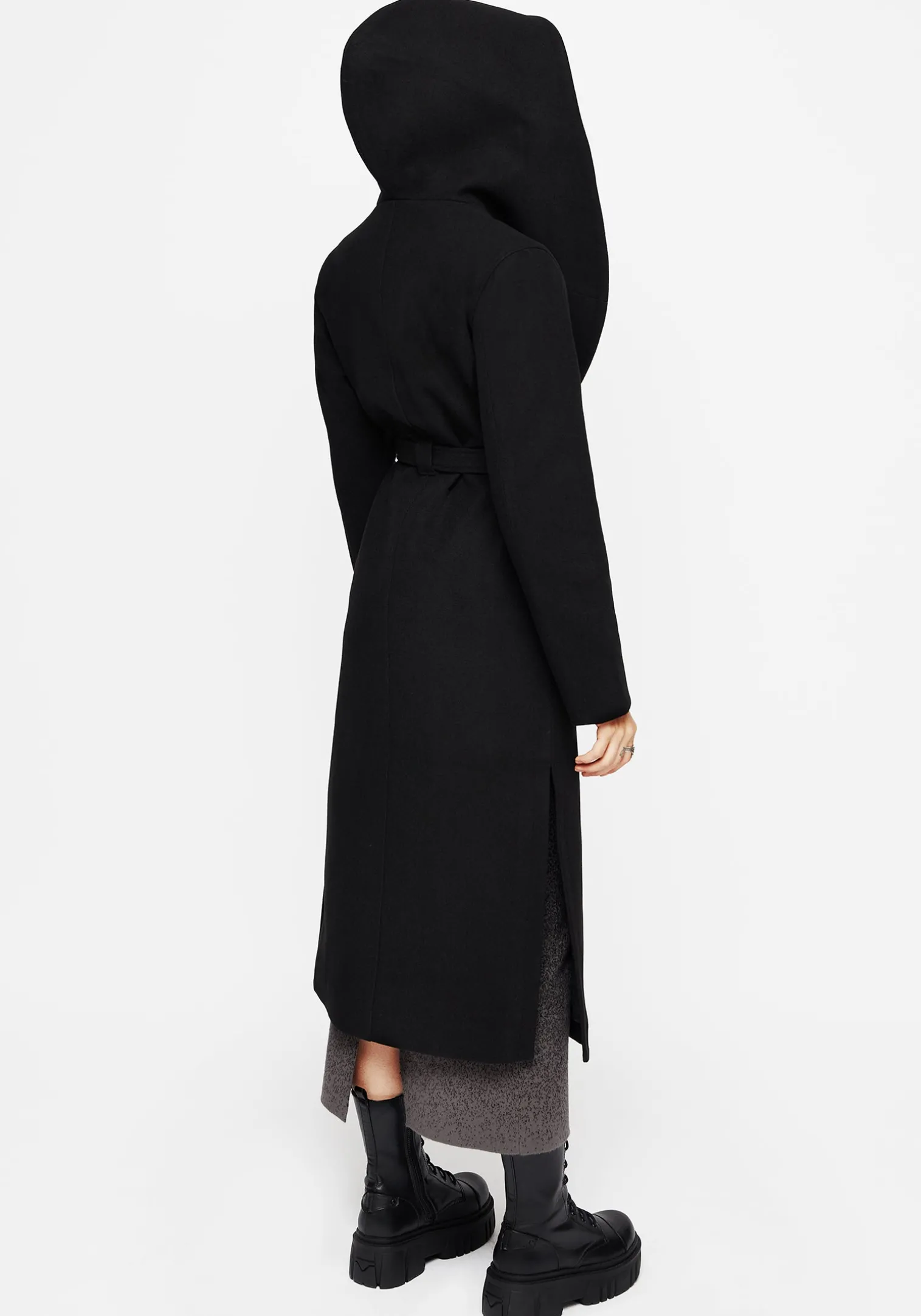 Catacomb Hooded Belted Coat