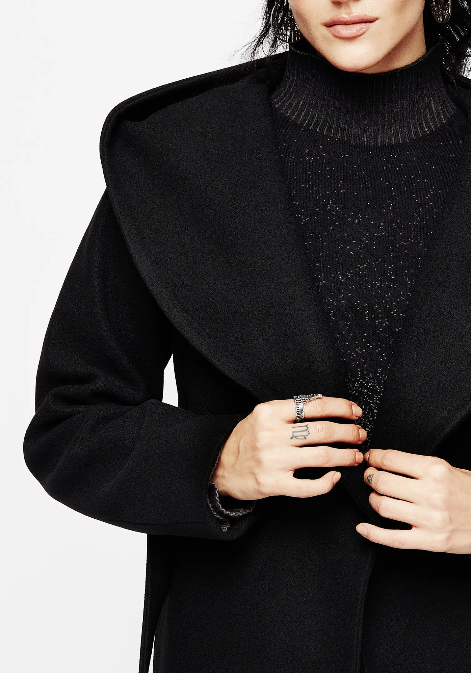 Catacomb Hooded Belted Coat