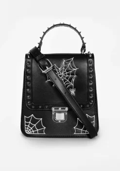 Catch Feelings Crossbody Satchel Bag - Black